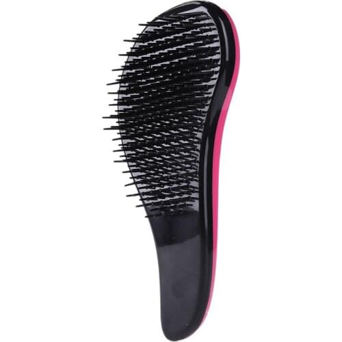 ABS Detangling Hair Brush Handle Magic Anti-static Tangle Comb Shower Massage Comb Smooth Salon Hairdressing Comma Comb
