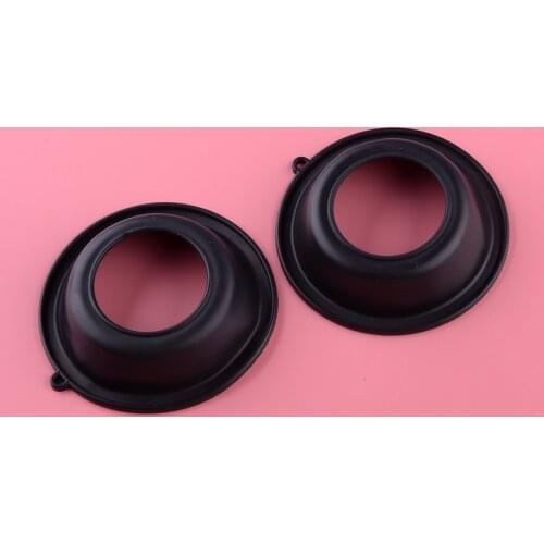 CITALL Rubber 2Pcs Motorcycle Carburetor Vacuum Diaphragm Membrane Fit For Shadow VT700 VT750 1983 1984 1985 1986 1987