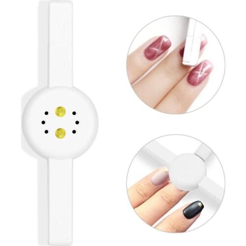 Cat Eye UV Lamps for Gel Polish Magnet Phototherapy Light Curing Manicure Lamp Fast Dry USB Tools Portable Size Nail Magnet Tool