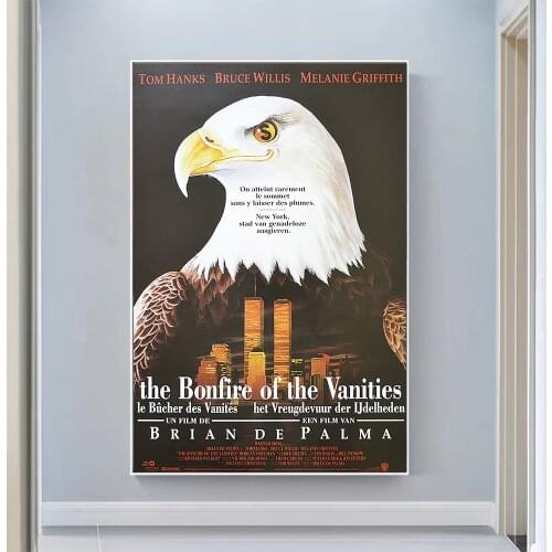 V0706 The Bonfire of the Vanities (2) Vintage Classic Movie Wall Silk Cloth HD Poster Art Home Decoration Gift