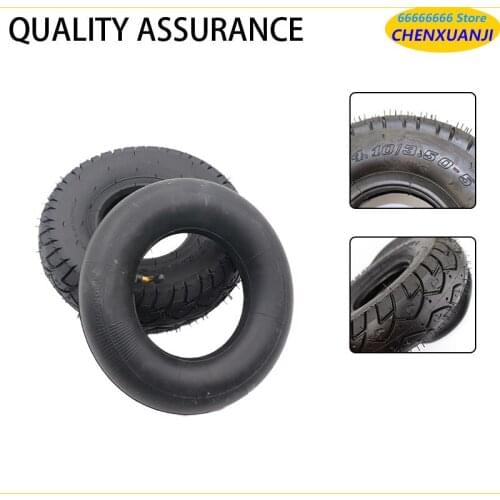 4.10/3.50-5 Inner Outer Tires for 47CC 49CC Motorcycle Scooter Electric Scooters Mini Quad Dirt Pit Bike ATV Go-Kart Tyre Parts