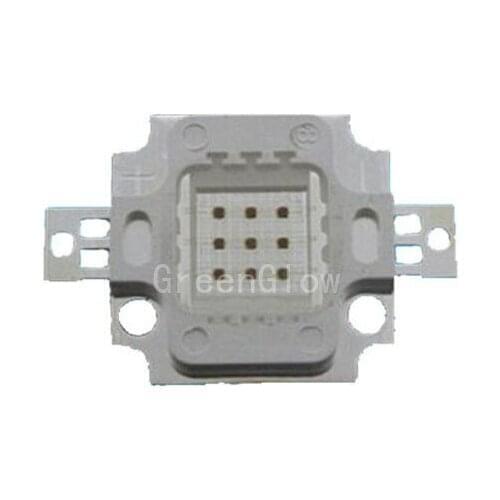 100X Wholesale 10W 660nm deep red integrated COB LED lamp bead express free shipping