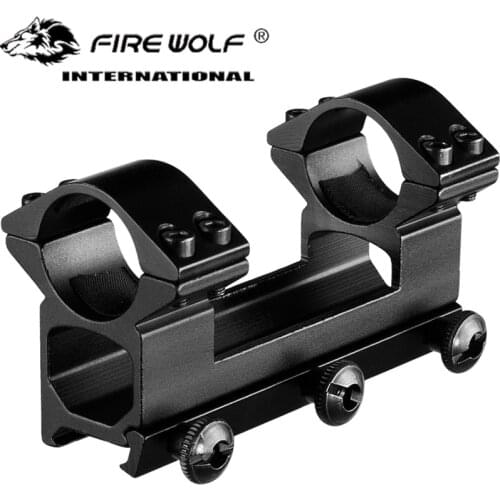 25.4 1inch One-Piece Double Ring High Profile Scope Mount Weaver Picatinny Rail 20MM For Airsoft Rifle Scope Airgun caza