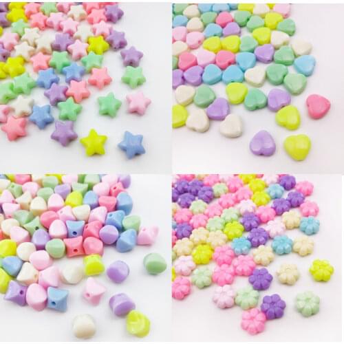 4Kinds 50pcs 12mm Acrylic Garment Beads Pearl Loose Bead DIY Handmade Jewelry Bracelets Necklaces Decoration Accessories