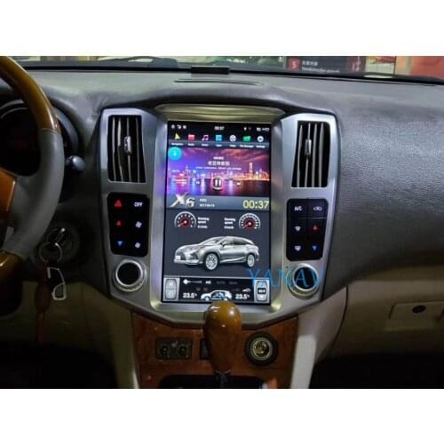 Android GPS Navigation Car Stereo Radio For-Lexus RX RX300 RX330 RX350 RX400H 2004-2008 Tesla Vertical Multimedia MP3 Player