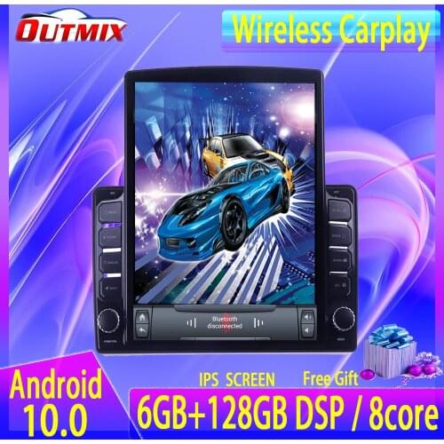 For Hyundai H1 2010-2014 Tesla Screen 6+128G Android 10.0 Car Multimedia Player Head Unit Audio Radio Navigtion Wireless Carplay