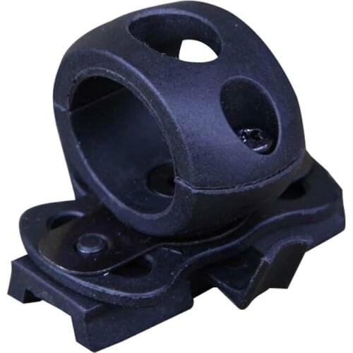 Free Shipping Top Selling Tactical FAST Helmet Accessories ABS Rails Single Clamp Dark Earth BLACK FG