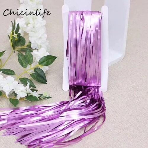 Chicinlife 1*2m Matte Foil Fringe Tinsel Curtain Party Decoration Birthday Wedding Christmas Graduation Tinsel Backdrop