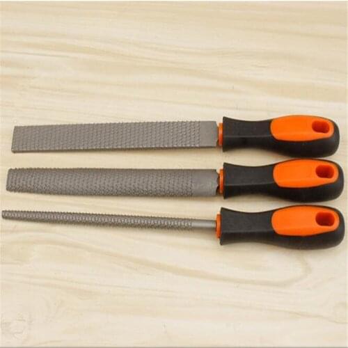Woodworking File Hardwood Semi-Circular Flat Set Grinding Tool Plastic File Manual knife Set
