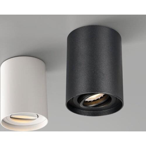 Dimmable Rotating 360° LED Downlights 7W 12W COB LED Ceiling Spot Lights GU10 Light Source LED Background Lamps Indoor Lighting