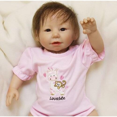 OtardDolls 20 Inch bebe Reborn Dolls 50cm Soft Silicon reborn baby doll Realistic lifelike boneca toys for Girl Birthday Gift