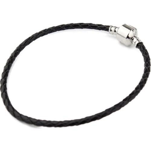 3pcs/lot 7 Colors Woven Leather Bracelets Bangle Fit Original Couple Women Men Bangle Boy Girls Friendship Bracelet Kids Jewelry