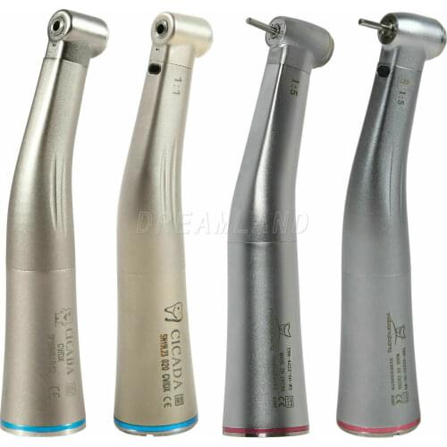 Dental LED Low Speed Contra Angle Handpiece Inner Push 1:5/1:1 Fit KAVO NSK