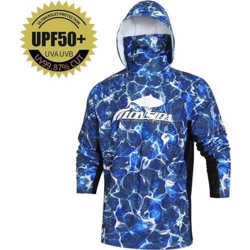 2021 NEW LONSIDA Summer Lightweight Fishing Coat Anti-UV UPF50+ Light Thin Breathable Quick-Dry for Men and Women Fishing Hiking