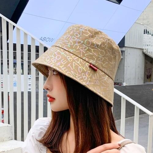 2021 NEW panama Womens Bucket hat for teens Solid color Hats for women sautumn and summer fashion cowboy hip hop hat cap