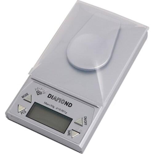Portable 50g * 0.001g LCD Digital Pocket Gram Jewelry Scale Weight Balance New