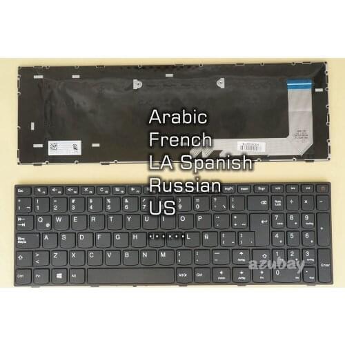 US Russian Arabic French Latin Spanish Keyboard For Lenovo ideapad 110-15ISK 110-17acl 110-17IKB 110-17ISK V110-17IKB V110-17ISK