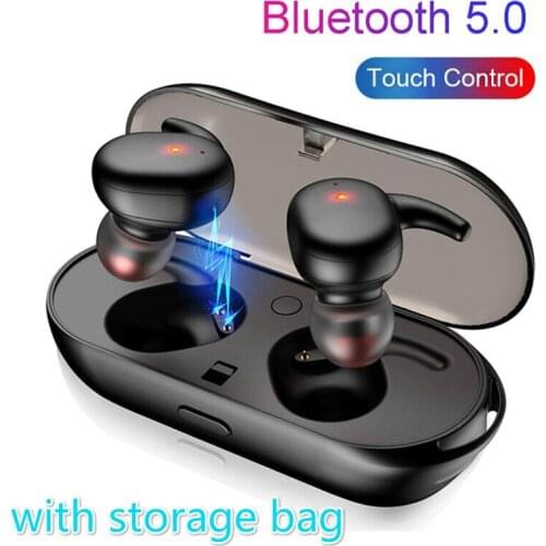 TWS 4 Bluetooth 5.0 Earphone Headphone Earpiece Wireless Portable sport Headset for smart phone universal