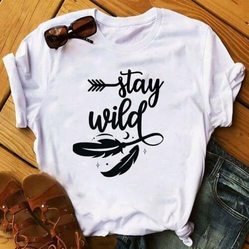 Womens T-shirt Summer Mountain Travel Clothing Printing Ladies Womens Wear Top Womens Graphic Design Womens T-shirt