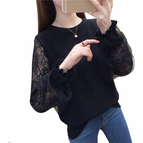 Women Spring and Autumn knitting sweater Long Sleeve O-Neck sweaters female Casual Pullovers Tops fashion sweaters women