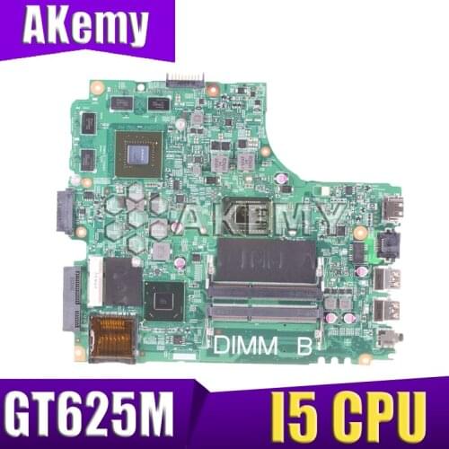 12204-1 Laptop motherboard For DELL INSPIRON 3421 2421 5421 Test original mainboard I5 CPU GT625M Graphics card 8 memory