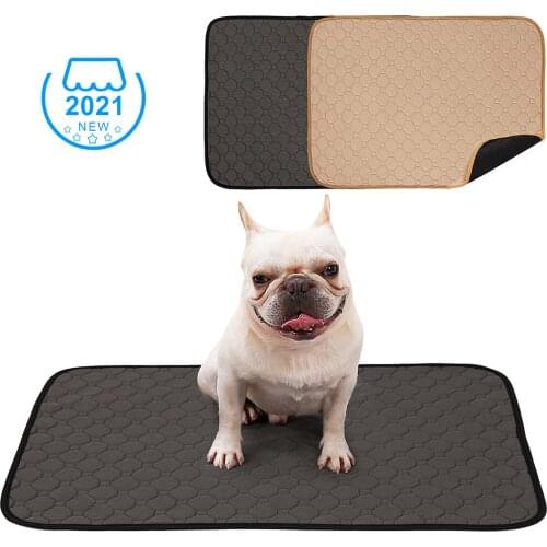 2pcs Dog Pee Pads Pet Training Mat Dog Diapers Puppy Pads Waterproof Absorbent Washable Reusable Pads for Dogs Cats Rabbit