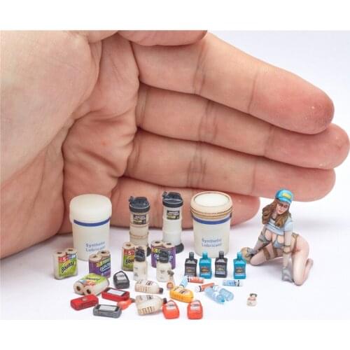 3D-Print Modern Civilian Supplies Kit for LIANG-0410 1/35 Model Decoration Kit