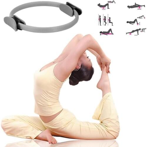 6 color Yoga Fitness Pilates Ring Women Girls Circle Magic Dual Exercise Home Gym Workout Sports Lose Weight Body Resistance