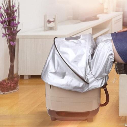 Sauna Bucket Steam Cover Fumigation Cover Foot Bath Soaking Knee Smock Cover Wooden Barrel Cover