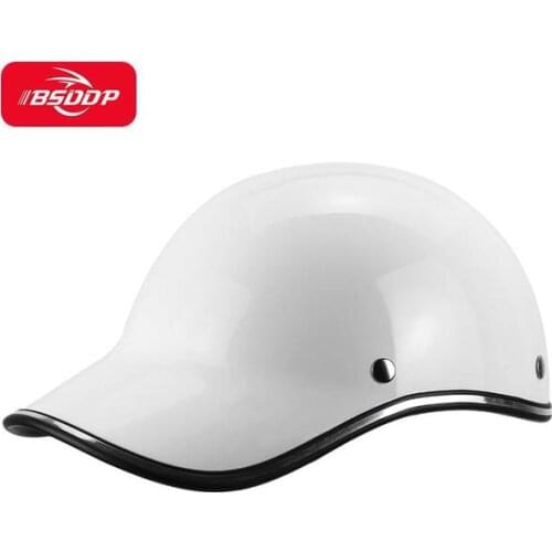 2021 New BSDDP Motorcycle Baseball cap style helmet Half face Safety protection safety helmet Racing adult male and female