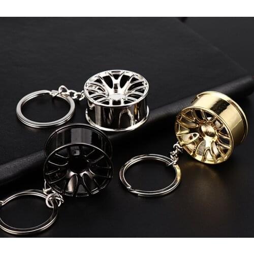 Mini Car Key Ring Auto Wheel Shape Keychain Tire Styling Creative Keyring for BMW VW Audi Honda Ford Subaru Keychain Gift