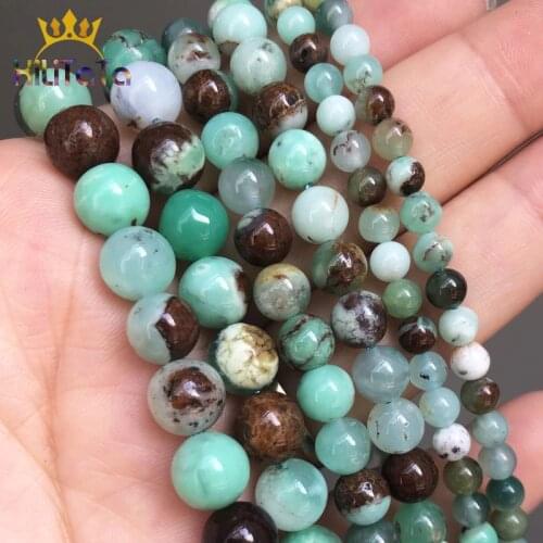 Natural Stone Beads Australia Jades Round Loose Beads For Jewelry Making DIY Bracelet Ear Studs Accessories 7.5'' 4/6/8/10mm