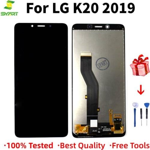 For 5.45” LG K20 2019 LMX120EMW LCD Display Touch Screen Digitizer Assembly Black Color With Tools