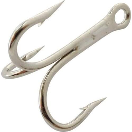 Free Fisher 100pcs Fishing Hooks 12# High Carbon Steel Treble Hook Kit Fishing Tools Sharp Fish Hooks Fishing Lure Baits Hook