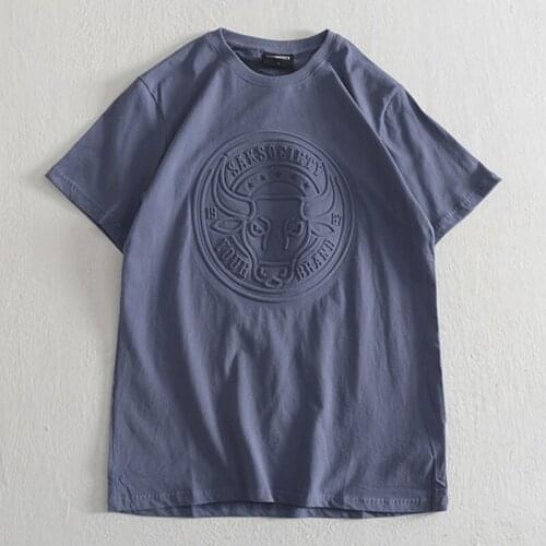 TFU Men 2021 Summer Brand New 3D Pattern Casual 100% Cotton Tops T-Shirts Men Classic Fashion Vintage Outfits O-Neck T-Shirt Men