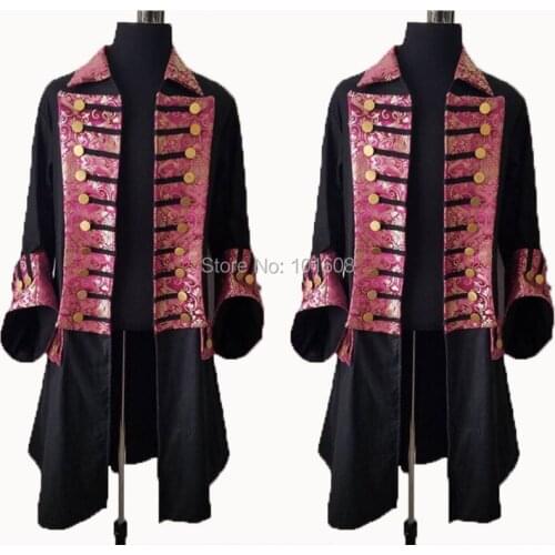 Customized! Jackets 1PC Mens Vintage Coat Costumes MAN COURT Coats DRESS Victorian stage Performance MALE Suits N-009