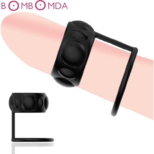 Man Silicone Penis Rings Lock Ejaculation Cock Ring Delay Ejaculation Sex Toys Adult Couples Sex shop Dick Chastity Adult Toys