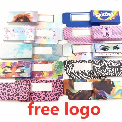 Eyelash Packaging Box Wholesale 3D Mink Lashes Bulk Empty Box 25mm Mink Eyelashes Cases False Eyelashes Paper Box Butterfly box