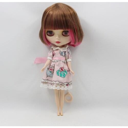 Short and mix hair doll, Lovely girl Blyth for Nude (OPT 663)