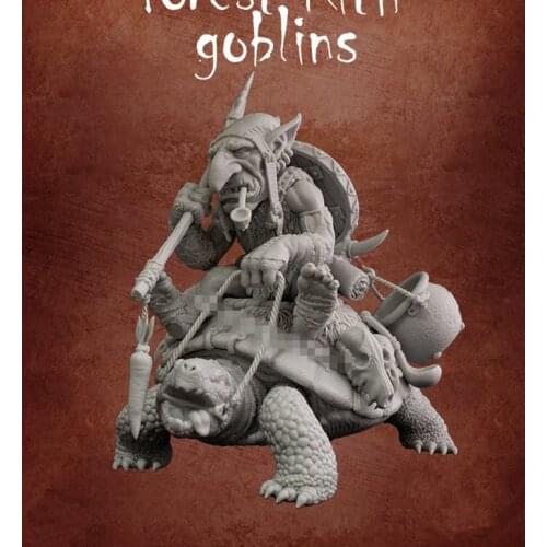 54mm Resin Figure Model kits Turtle Rider Unassambled Unpainted S200