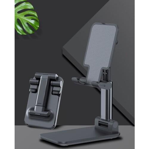 New Desk Mobile Phone Holder Stand For iPhone 12 X XS Xiaomi Holder Universal Table Cell Phone Stand Plastic Foldable Desk