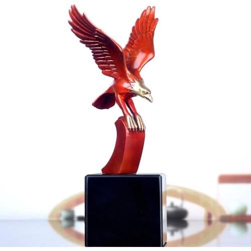 Bronze hawks opening, housewarming, gifts, custom lettering, eagles wings soaring, office copper furnishings