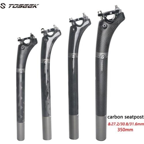 3K/12K Full Carbon Fiber Bicycle Seatpost Matte Glossy Superlight MTB Road Bike Cycling Seat Post Parts 27.2 30.8 31.6/350mm