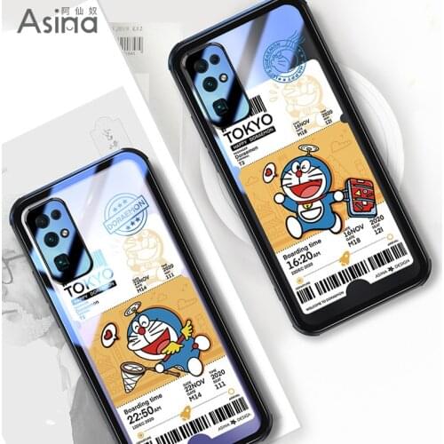 ASINA Transparent Tempered Glass Case For Honor 30 20 Pro Cartoon Shockproof Cover For Honor View 40 30 20 Capa Funda Princess