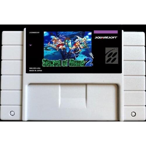 Secret of Mana 2 USA- NTSC version 46 pins Video games card NTSC version for Retro Video games Console