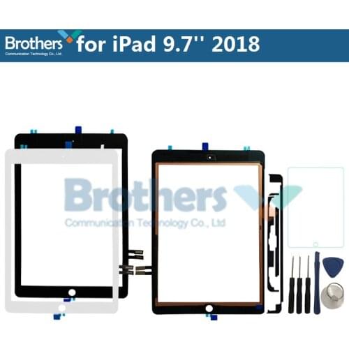 Tablet Touch Screen For iPad 9.7 2018 A1893 A1954 Original Touch Digitizer Front Glass Panel Display with Adhesive For iPad 9.7