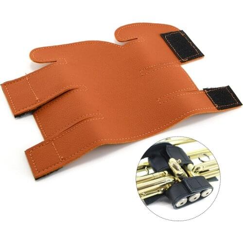 Trumpet Valve Guard PU Leather Trumpet Valve Protector Accessories trumpet accessories