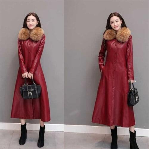 YJ DANCER Womens Winter Leather Jackets