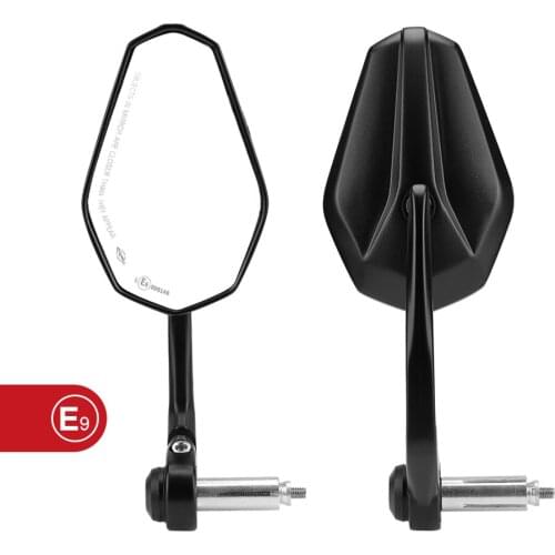 Motorcycle Mirrors 7/8" 22mm Handlebar End Mirror For vespa gts For YAMAHA TMAX530 MT09 07 For Honda shadow vt750 cb500x msx