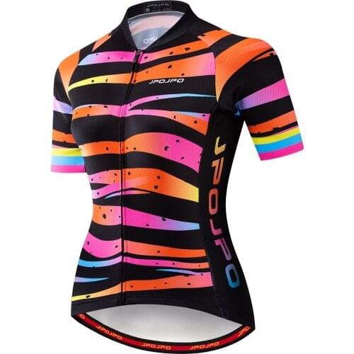 2019 JPOJPO Women Cycling Jersey Shirt Summer Riding MTB Bike Team Cycling Short Clothes Ropa Ciclismo Maillot Bicycle Clothing